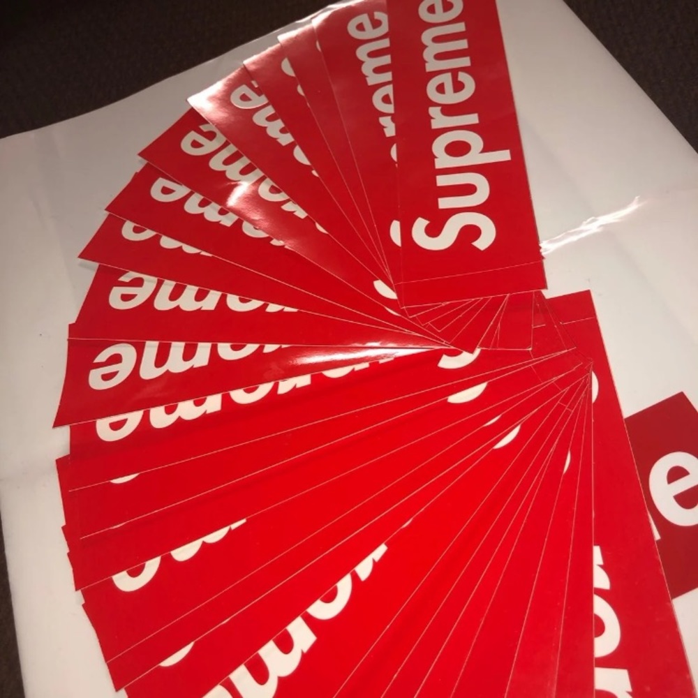 10 Original Supreme Stickers